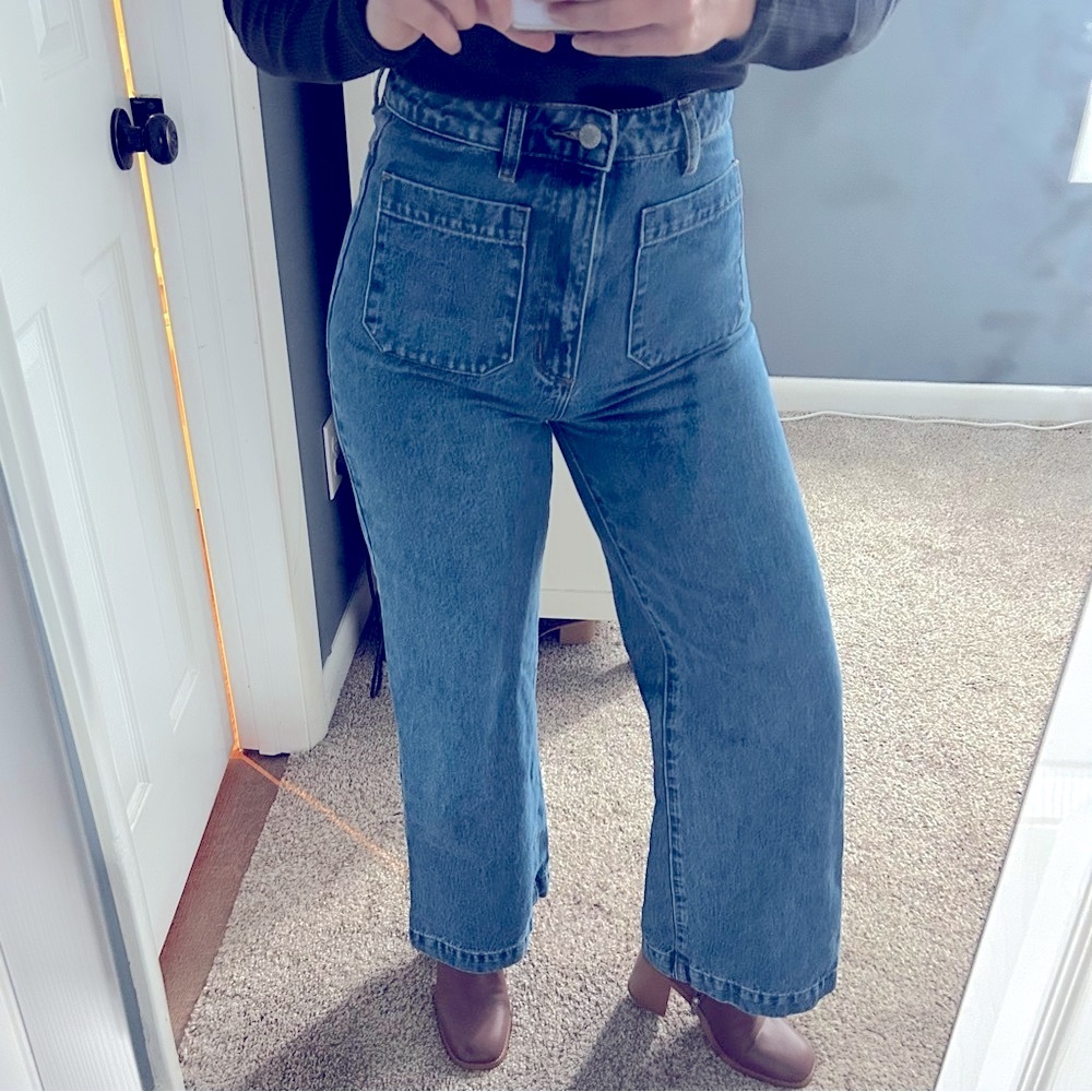 ROLLA'S Blue Flare & Wide Leg Jeans